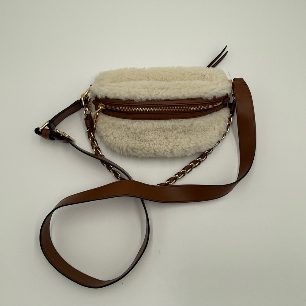 Michael Kors Slater Shearling Sling Bag